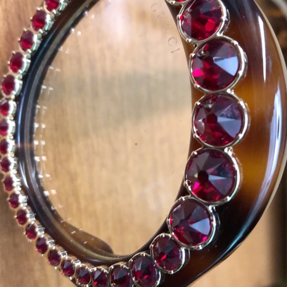 Gucci Red Crystal Eyeglasses - Picture 6 of 10